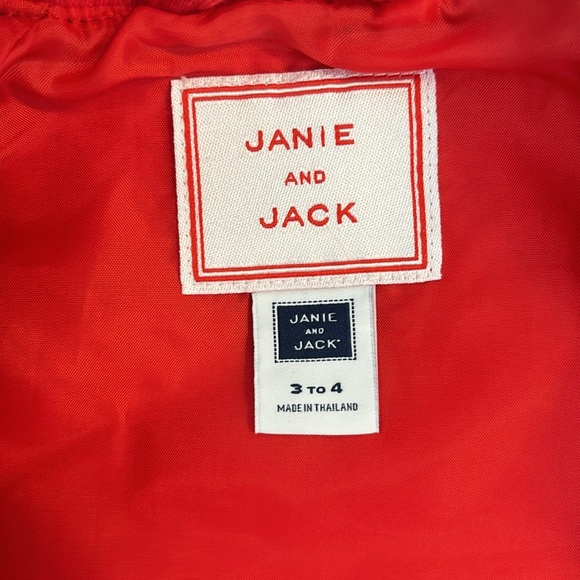 Janie and Jack Red Jacket Size: 3-4 - Picture 7 of 11